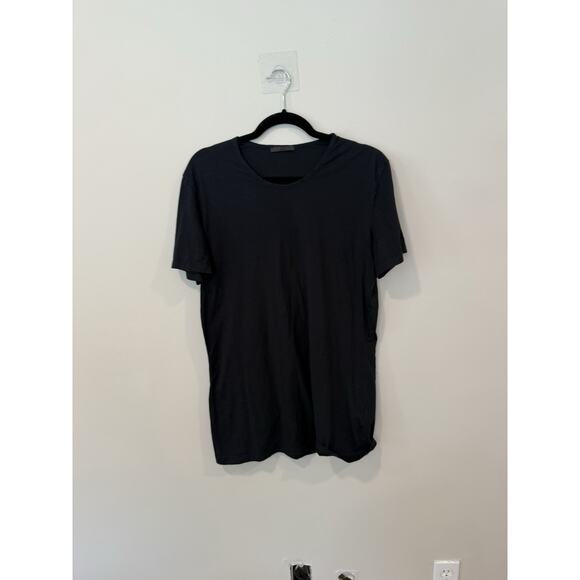 ARI Made in Italy men's short sleeve crewneck tee shirt black size large 1951 - Picture 1 of 6
